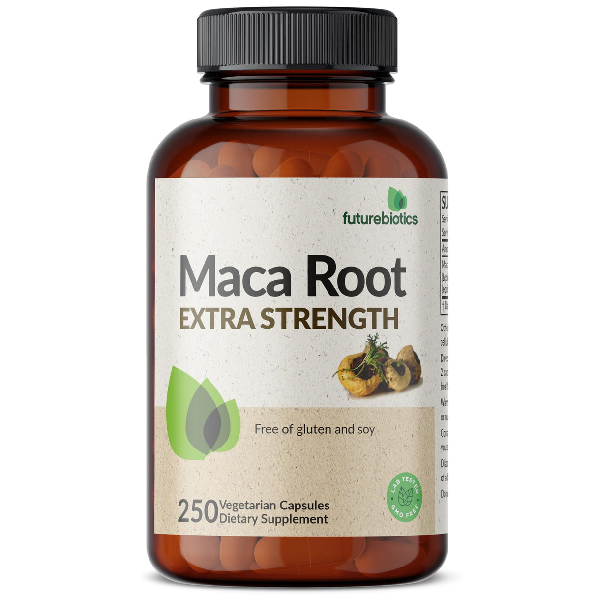Futurebiotics Maca Root Extra Strength Supports Energy, Stamina & Reproductive Health, Non-GMO, 250 Vegetarian Capsules