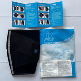 iDonua Calf Brace Compression for Torn Calf Muscle fit Men & Women, Innovative 2 Layer Elastic Calf Support Bandage for Legs adds Extra Pressure for Strain, Swelling, Cramps, Varicose Vein -L/XL