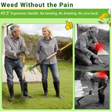 Bamda Weed Puller Tool for Garden Lawn Yard, 43.5"