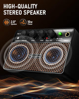 10W Mini Guitar Amp,Rechargeable Electric Guitar Amplifier