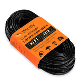 Wirefy 12/2 Low Voltage Landscape Wire 50 ft | Low Voltage Landscape Lighting Wire | Pure Copper | Outdoor Direct Burial | 12-Gauge 2-Conductor 50 Feet
