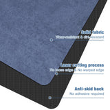 Placoot Office Chair Mat for Hardwood Floor, 55"x35" Corduroy Surface Computer Chair Mat, Desk Chair Mat, Large Anti-Slip Rubber Bottom Floor Protector for Home Office Brown