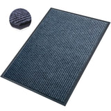 Front Door Mat,2'x3'Indoor Outdoor Door Mat,Heavy Duty Durable Welcome,Commercial Floor Mats Inside Outside Entrance, Waterproof All-Season, All-Weather Non Slip Backing Doormat for Entryway,Dark Gray