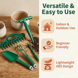 Bonsai Tools Kit 10Pcs Indoor & Outdoor Gardening Tool Potting Mat