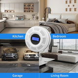 GiiHoo Smoke and Carbon Monoxide Detector Combo Powered by Battery, 2 in 1 CO & Smoke Alarm with LED Warning Light Indicators for Home, Travel, RV, Garage (5 Pack)