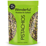 Wonderful Pistachios No Shells, Roasted & Salted Nuts, 24 Ounce Bag