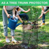 Mwellewm 15Pcs Plant Protectors from Animals Metal Plant Cages for Outdoor Plants Plant Cage & Supports Keep Animal Out Garden Wire Mesh Protection from Rabbit Chicken Squirrel Tree Flower