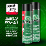 KLEAN-STRIP Prep-All Wax and Grease Remover, Fast-Acting Degreaser, Effective on Metal, Plastic, Fiberglass, Automotive DIY, 13.5 Ounce Aerosol