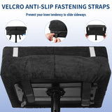 HuCPAPxi Knee Scooter Pad Cover with 2'' Removable Highly Resilient Comfort Memory Foam Cushion - Knee Walker Accessory for Knee Roller and Alleviate The Knee Pain - Universal Fit Most Models