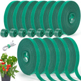 GCTWFYK 12 Rolls Plant Tape, Twist Ties for Plants 1/2" 394ft Garden Plant Ties, Green Tape, Soft and Tomato Plant Ties, Plant Twist Tie for Plant Gardening, Home, Office