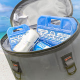 ARCTIC ICE Chillin' Brew Series, Long Lasting Reusable Ice Pack, Blue, Small, 0.75 lb