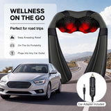 Mirakel Shiatsu Neck & Back Massager with Heat for Pain Relief Deep Tissue