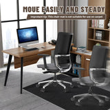 Riveroy Office Chair Mat - for Hardwood Floors, Large Non-Slip Easy-Clean Floor Protection Blanket (Black, “48 x 36in”).