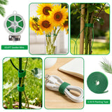 DRAINJH Monstera Plant Support Stakes, 30 Pcs Stackable Plant Support Stakes Sticks Poles for Indoor & Outdoor Plants, Climbing and Potted Plants, Stem Supports, Pothos