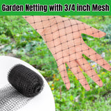 NONMON Bird Netting Deer Fence Netting 5 x 100FT Heavy Duty Garden Netting
