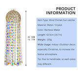 YU FENG Crystal Suncatcher Wind Chimes Window Hanging Rainbow Maker