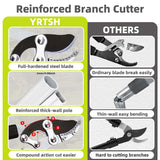 YRTSH Loppers for Tree Trimming Heavy Duty, Extendable 21-26" Branch Cutter