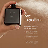 DIME No. 1 Cologne for Men, Clean Fragrance for Men with Amber Woods, Cardamom, and Leather, 1.7 oz / 50 ml