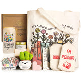 MHSMHL Book Lovers Gifts for Women, Gifts for Book Lovers Women, Bookish Gift for Readers, Reading Accessories Gift for Reading Club Present for Christmas Birthday White Elephant Secret Santa