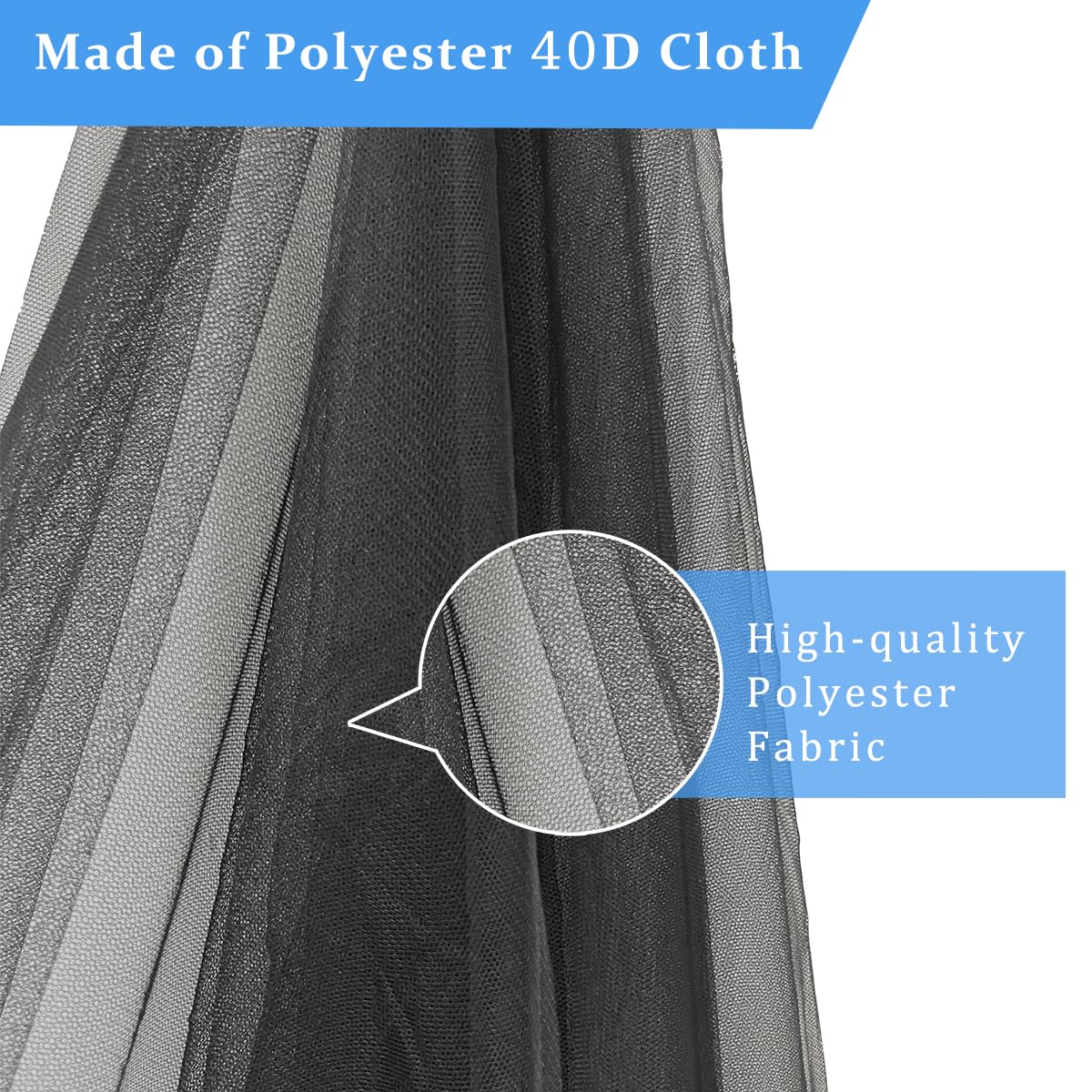 Aiimart Mosquito Net 20x10Ft, Mosquito Netting for Patio Garden Protection