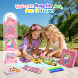 MAIGOZON 56 Pcs Scented Markers Art Supplies for Kids 4-8, Unicorn Toy Gift