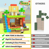 Magnetic Blocks, Magnetic Building Blocks, Magnet Cubes Kids Toys Farm games, Sensory STEM Building Toys for 3-5 4-6 5-7 6-8 Year Old Boys Girls, Christmas Birthday Gifts for Boys & Girls Ages 3+