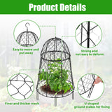 6 Pack Garden Cloches for Plants, Sturdy Chicken Wire Cloches Plant Cover
