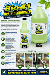 Drain Deodorizer- Odor Eliminator - Commercial Drain Deodorizer - Neutralizer Sewer Gas Smell Remover - One Gallon