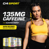 Cellucor C4 Sport Pre Workout Powder Fruit Punch - NSF Certified for Sport | 30 Servings, Packaging may vary.