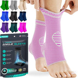 Modvel Foot & Ankle Brace Socks for Sprained Ankle Compression Sleeve - Plantar Fasciitis Relief Brace, Foot Support for Women & Men - Tendonitis & Arthritis Foot Sleeve, Stabilizing Ankle Wrap
