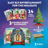 The Elf on the Shelf 24-Day Ultimate Kit – Official Elf Accessories with 70+ Props, Idea Cards, and Backdrops – Easy Elf on The Shelf Ideas for Kids – Christmas Decorations – Scout Elf Not Included.
