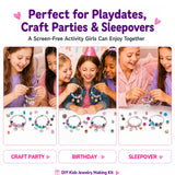 COO&KOO Charm Bracelet Making Kit, A Unicorn Girls Toy that Inspires Creativity and Imagination, Crafts for Girls Ages 8-12 with Jewelry Making Kit Perfect Gifts for 6 7 8 9 10 Girl Self-Expression!