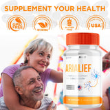(2 Pack) Arialief Capsules for Nerve Health, Official Arialief Supplement Pills for Lasting Support, Aria LIEF PrimePalm for Sciatica, Aria Leaf Advanced Nerve Pill Natural Ingredients (120 Capsules)