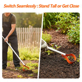 CKLT 63-Inch Weed Remover Tool with 15° Sharp Spring Steel Blade