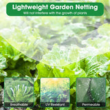 Unves Garden Netting, 10' x 50' Ultra Fine Mesh Bird Netting for Garden