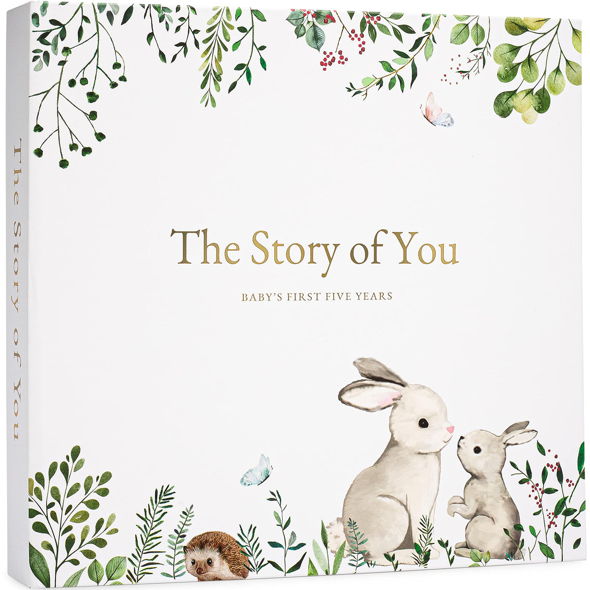 Keepsake Baby Memory Book – Timeless Gender Neutral First 5 Year Baby Book