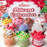 Advent Calendar 2026-24 Days of Slime and Charms Kit - Christmas Kids Gifts