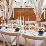 DearHouse 2 Pack Fall Maple Leaf Hanging Vine Garland Artificial Autumn Foliage Thanksgiving Decor for Home Wedding Fireplace Party Christmas (White&Green)