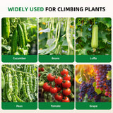 Laodier Cucumber Trellis for Raised Bed, U-Shape Garden Arch Metal Support for Climbing Plants, Metal Arch Plant Support Vegetables Trellis, Plant Support for Vine(Green, 63 * 30 * 47inch(L*W*H))