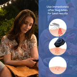 Beurer BR90 Insect Sting and Bite Relief with Light, Chemical-Free Bug Bite Healer for Day and Night, Electronic Heat Device for After Mosquito Bites to Ease Itching and Swelling