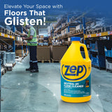 Zep Neutral PH Industrial Floor Cleaner - 1 Gallon - ZUNEUT128 - Concentrated Pro Trusted All-Purpose Floor Cleaner (Pack of 4)