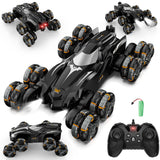 jopeaa Remote Control Car, 2.4Ghz 8WD Rc Stunt Car with Automatic Demonstration, 360° Spins, Music and LED Lights, Remote Control Cars for Boys 4 5 6 7 8-12, Christmas Birthday Gifts Toys for Boys
