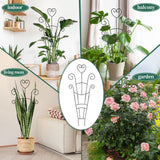 2 Pack 30'' Large Metal Plant Trellis for Climbing Plants