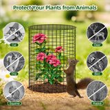 SPECILITE 10 Pack Plant Protector from Animals, 14"x16" Pre-Bent Wire Mesh