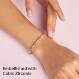 PANDORA Celestial Stars Bracelet - Gift for Her - Sterling Silver & Cubic Zirconia Bracelet for Women - With Gift Box - 7.9"
