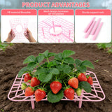 12 Pcs Garden Strawberry Supports Racks Strawberry Stand for Garden