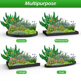 Garden Edging 0.06" Corrugated Metal 6" x 20', Galvanized Steel Border