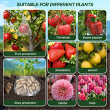 Ryxrhswzp Gopher Baskets 1 Gallon 20 Pcs Root Guard Gopher Proof Wire Mesh Basket 10x9 in Stainless Steel Basket Fruit Protection Bag for Plants Root Barrier