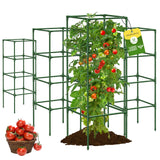 MQHUAYU 4 Pack Tomato Cage for Garden Support, 43 inch Tall Adjustable Plant Support Stakes, Tomato Trellis Extra Bold for Climbing Vegetables Plants Flowers