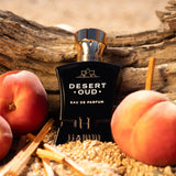 H Habibi Desert Oud Perfume For Men - Eau De Parfum (2.5 Oz), Arabian Cologne For Men - Warm, Sweet & Spicy Fragrance with Rare Exotic Notes of Oud Woody, Citrus, Amber Musk Perfume & Patchouli